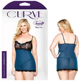 Curve Lace Top Babydoll & Thong Babydolls and Chemises